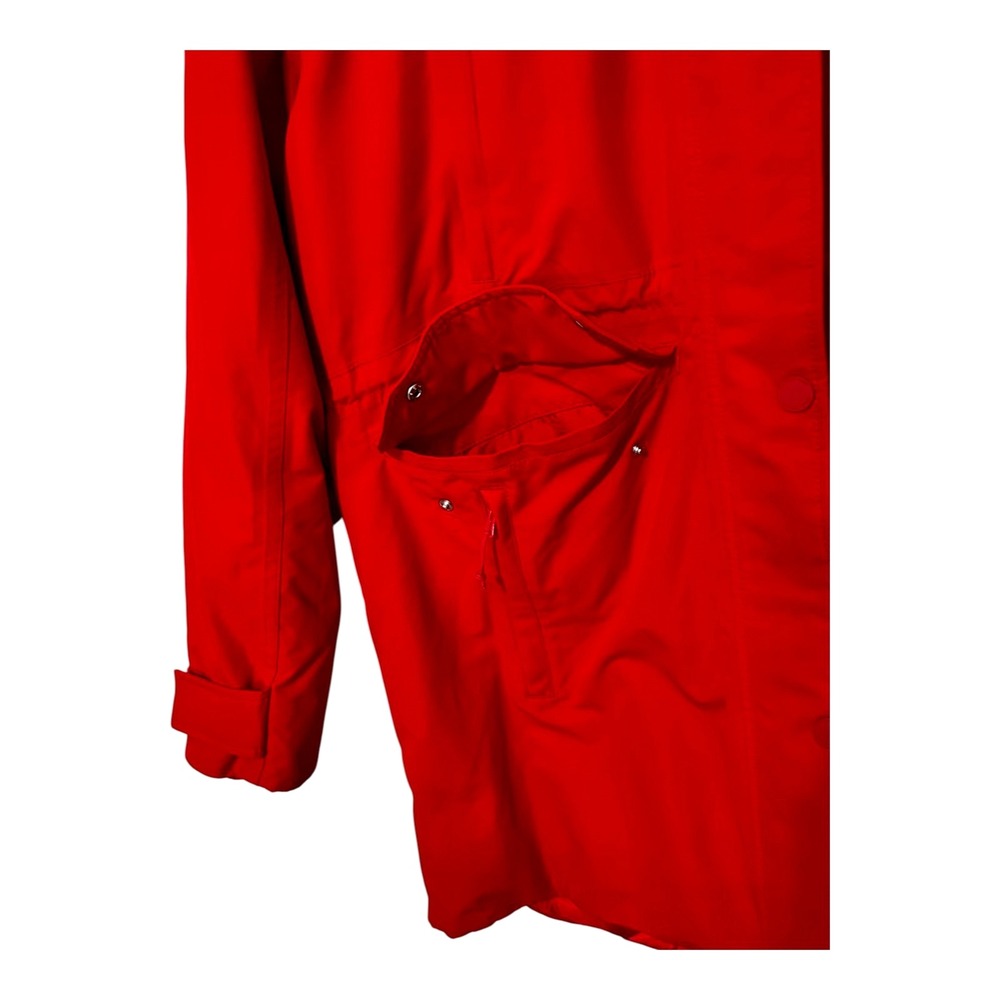 Lands' End Expedition Down Parka Jacket Women's XL PETITE 18P Red Hood NWOT - Picture 9 of 16